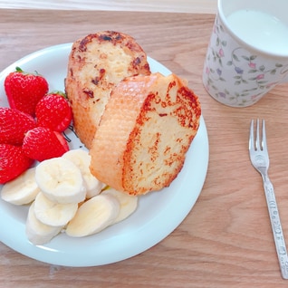 お洒落な朝食！フレンチトースト